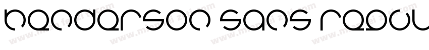 Henderson Sans Regul字体转换